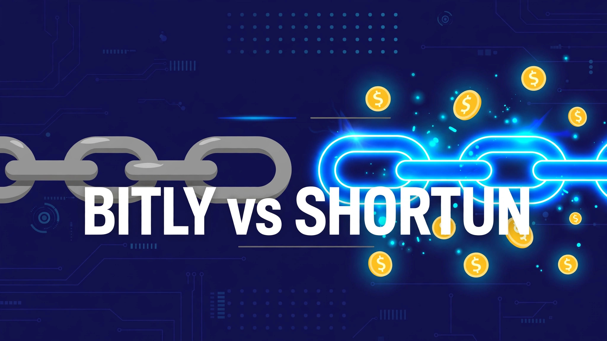 Bitly vs Shortun — a plain shortener against one that pays you