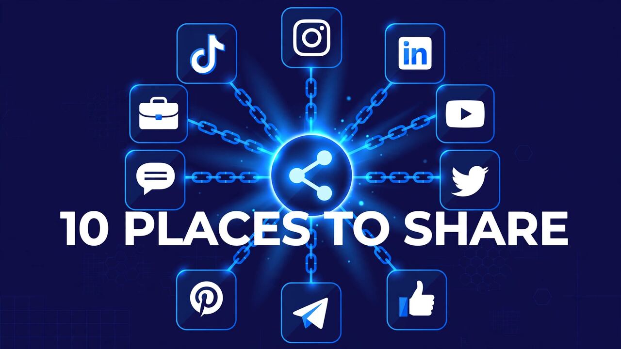 10 places to share short links
