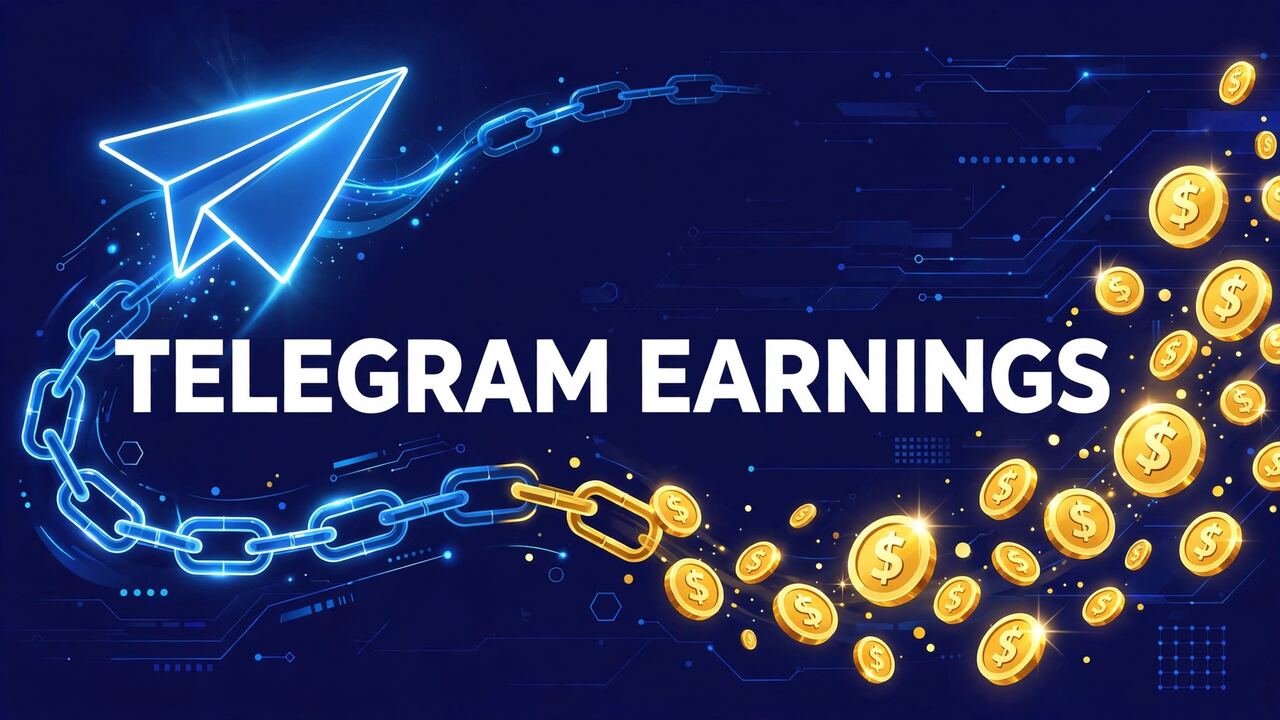 Earn money on Telegram with short links