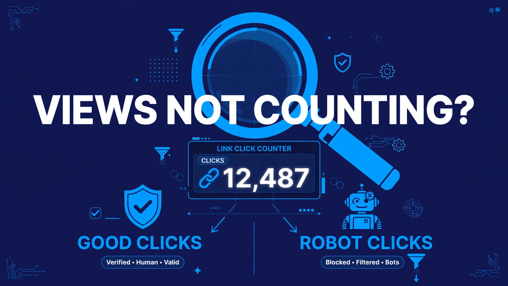 Why your short link views are not counting — the filters explained